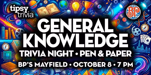 Edmonton: BP's Mayfield Common - General Knowledge Trivia - Oct 8, 7pm