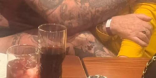 Buttlers in the buff Xmas dinner 