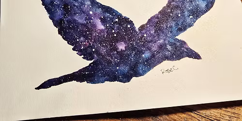 Whimsical Watercolor Class - Nebulas