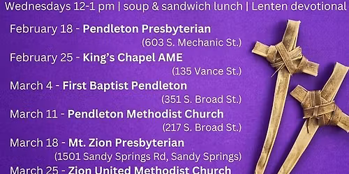 Lenten Lunch 2026