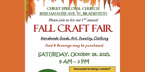 Christ Episcopal Church Fall Craft Fair