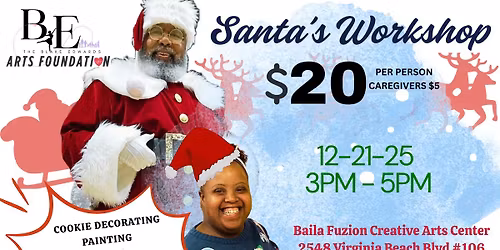 Santa's Workshop - PJ's and Pics with Santa Vic