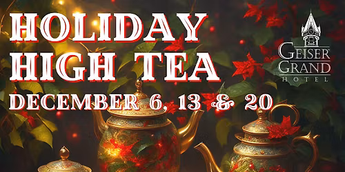 Holiday High Tea