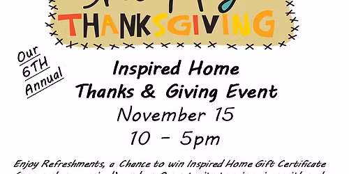 Thanks & Giving - 6th Annual Event