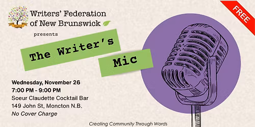 The Writer's Mic - an open mic event