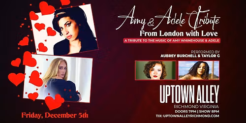 FROM LONDON WITH LOVE: A Live Tribute to Amy Winehouse & Adele