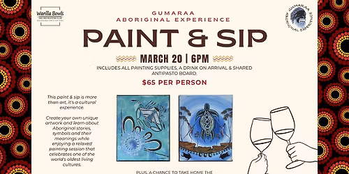 Paint & Sip: Gumaraa Aboriginal Experience 