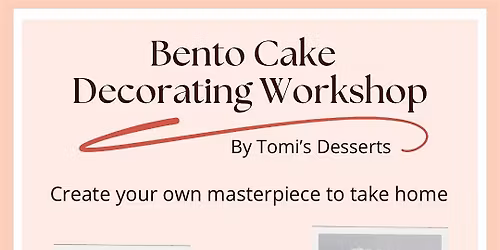Bento Cake Decorating Workshop