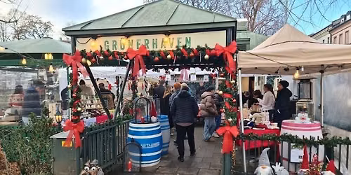 Julemarked p\u00e5 Grunerhaven Uteservering