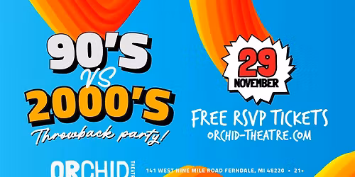 90's VS 2000's Throwback Party