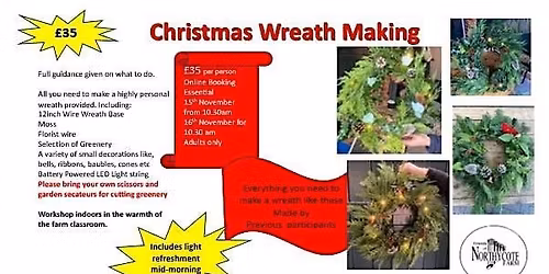 Christmas Wreaths at Northycote   2025