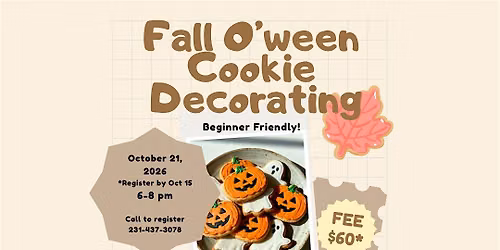 Fall O\u2019ween Cookie Decorating with Krazy Kakeaholics