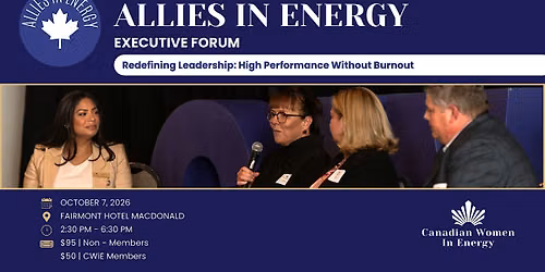 CWiE YEG - Allies in Energy Executive Forum