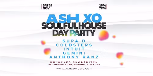 ASH XO Soulful House Day Party