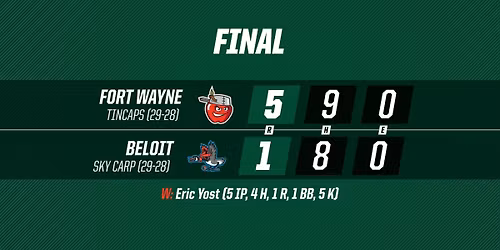 Fort Wayne Tincaps vs. Beloit Sky Carp