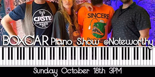 Boxcar Piano Show at Noteworthy Caf\u00e9