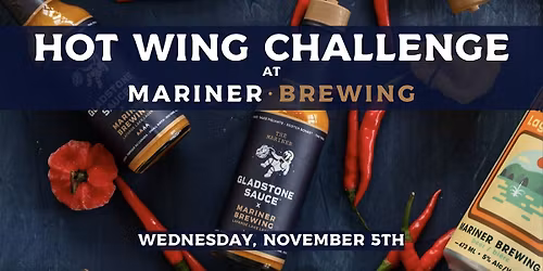 Hot Wing Challenge at Mariner Brewing