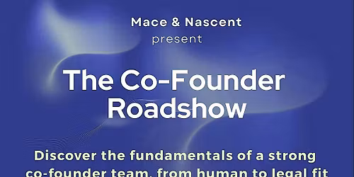The Co-Founder Roadshow  | Ghent Stage @ Boldhouse