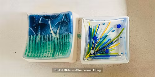 Upcycled Fused Glass Vases & Trinket Dishes