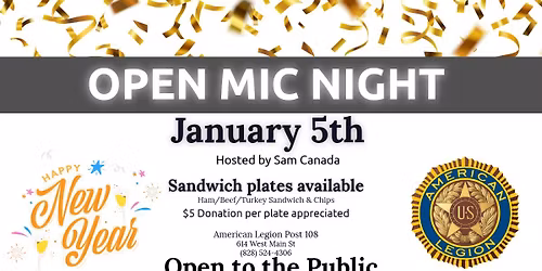 \ud83c\udfa4 Open Mic Night \ud83c\udfa4