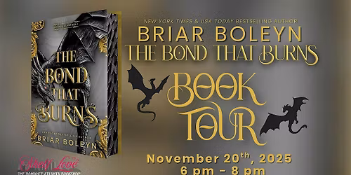 The Bond that Burns Book Tour
