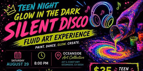 Teen Night SILENT DISCO NEON GLOW PAINT EXPERIENCE