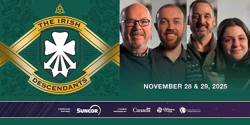 Keyano Theatre and Suncor Centre Stage presents: Irish Descendants Christmas