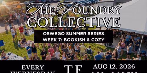 \ud83d\udcda The Foundry Collective | Week 7: Bookish & Cozy | Oswego NY