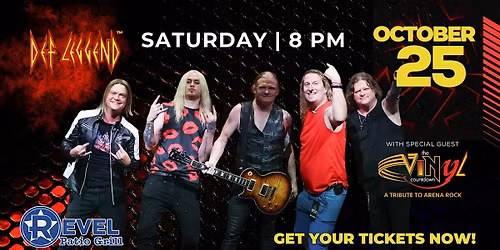 Def Leppard Tribute- Def Leggend & Vinyl Countdown - Tribute to Arena Rock