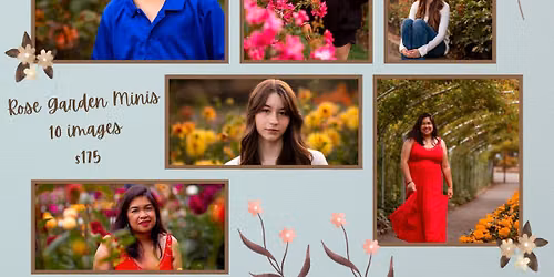 Rose Garden Mini Photoshoot-appointment only