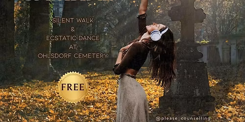 Halloween Silent Walk & Ecstatic Dance with Headsets at the Cemetery