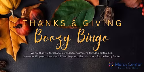 Thanks & Giving Boozy Bingo