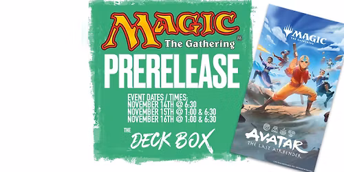 Magic the Gathering Prerelease! Avatar - Two Headed Giant