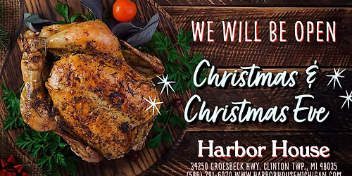 Celebrate Christmas at Harbor House Restaurant!