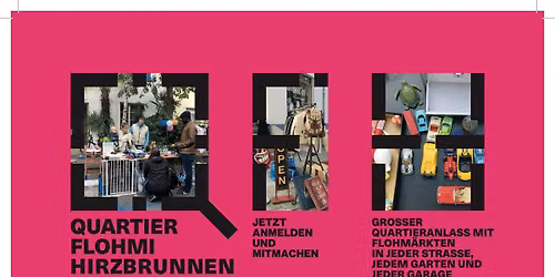Quartierflohmi Hirzbrunnen
