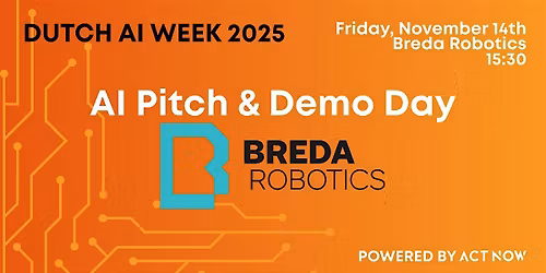 AI Pitch & Demo Day - Dutch AI Week