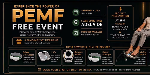 Experience the Power of PEMF in Adelaide! FREE event!