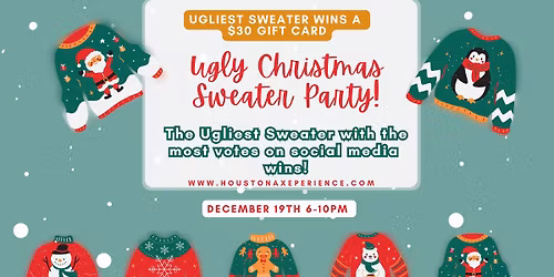Ugly Christmas Sweater Party!