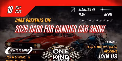 2026 cars for Canines car show