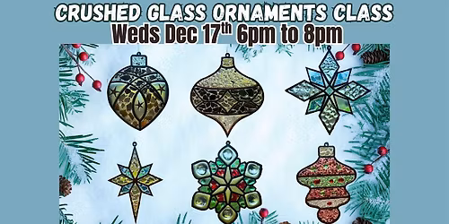 Crushed Glass Ornaments @ Pherm Brewing w\/MD Craft Parties