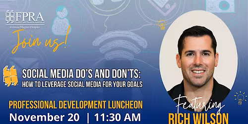 Social Media Do\u2019s and Don\u2019ts: How to leverage social media for your goals.