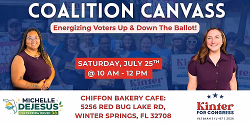 Coalition Canvass with Michelle DeJesus & Marialana Kinter