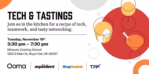Tech and Tastings Detroit