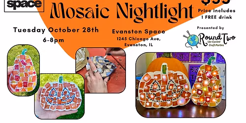 Make Your Own Mosaic Pumpkin Nightlight