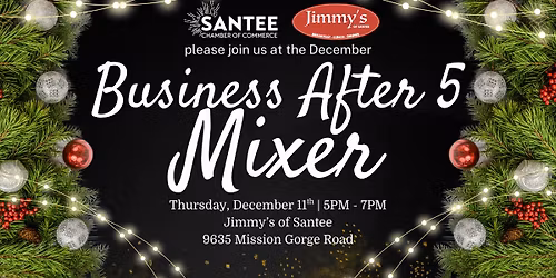 Business After 5 Mixer - December 2025