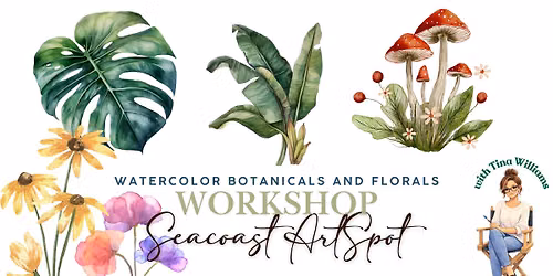 3 Week Florals and Botanicals Workshop | Tina's Art Studio | Portsmouth