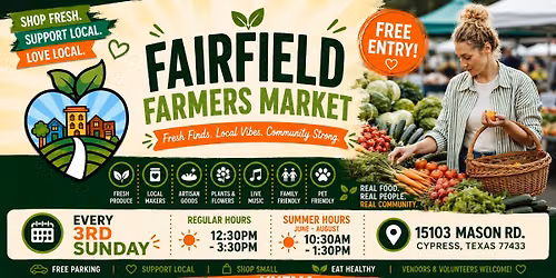 \ud83c\udf45FAIRFIELD FARMERS MARKET 