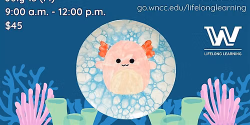 KIDS CAMP: Axolotl Squishmallow Plate