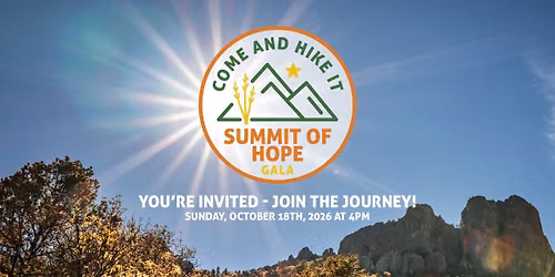 Summit of Hope Gala - Save the Date Invitation