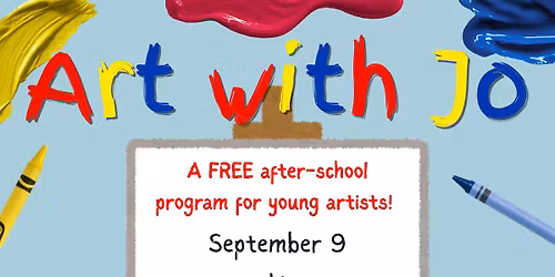 Art with Jo (Ages 6-8)